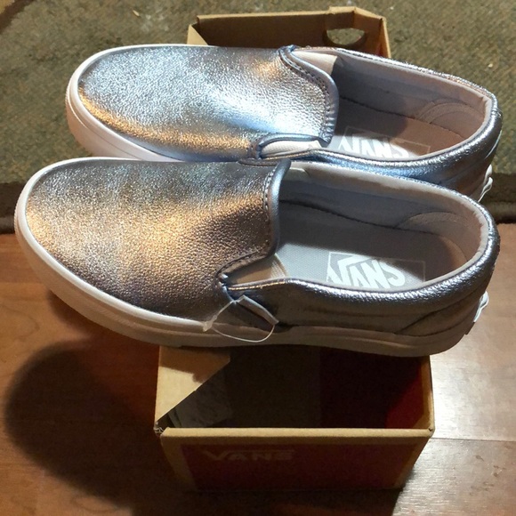 Silver Metallic Vans - Picture 2 of 2